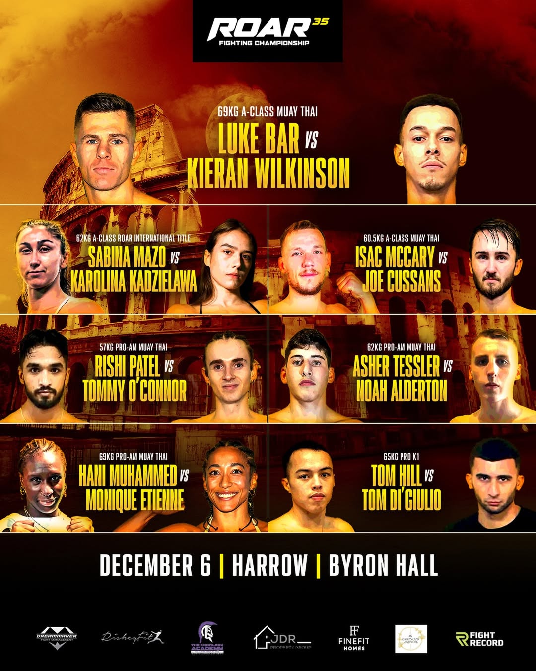 Roar Combat League 35 poster