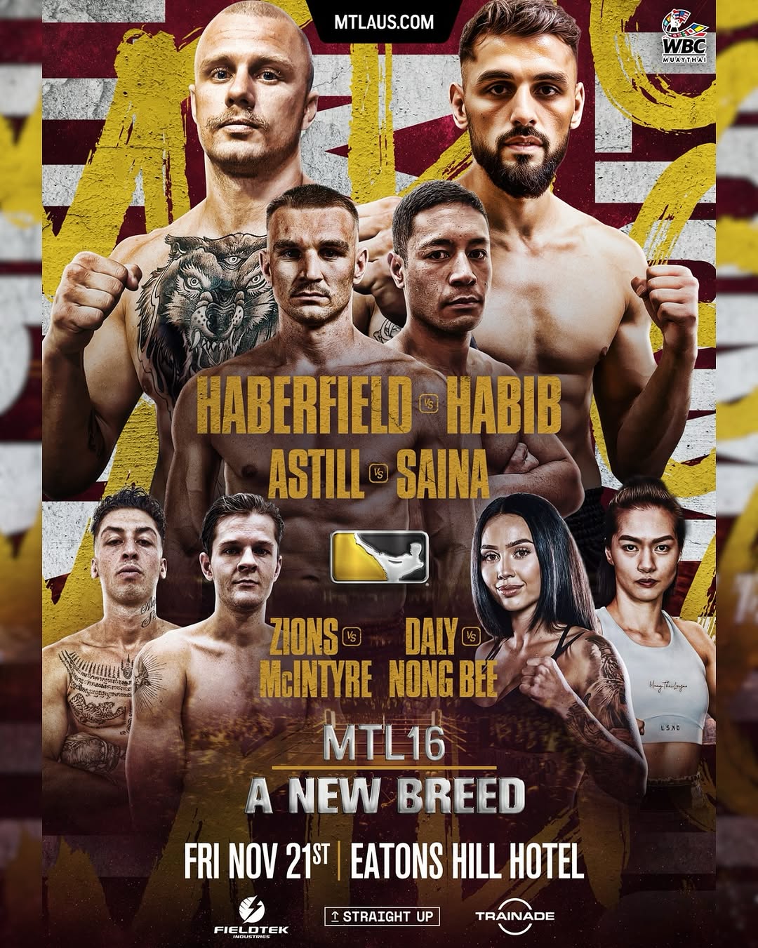 Muay Thai League 16 poster