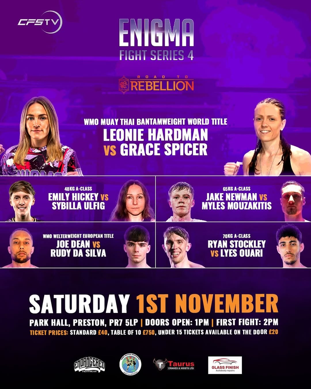 Enigma Fight Series 4 poster