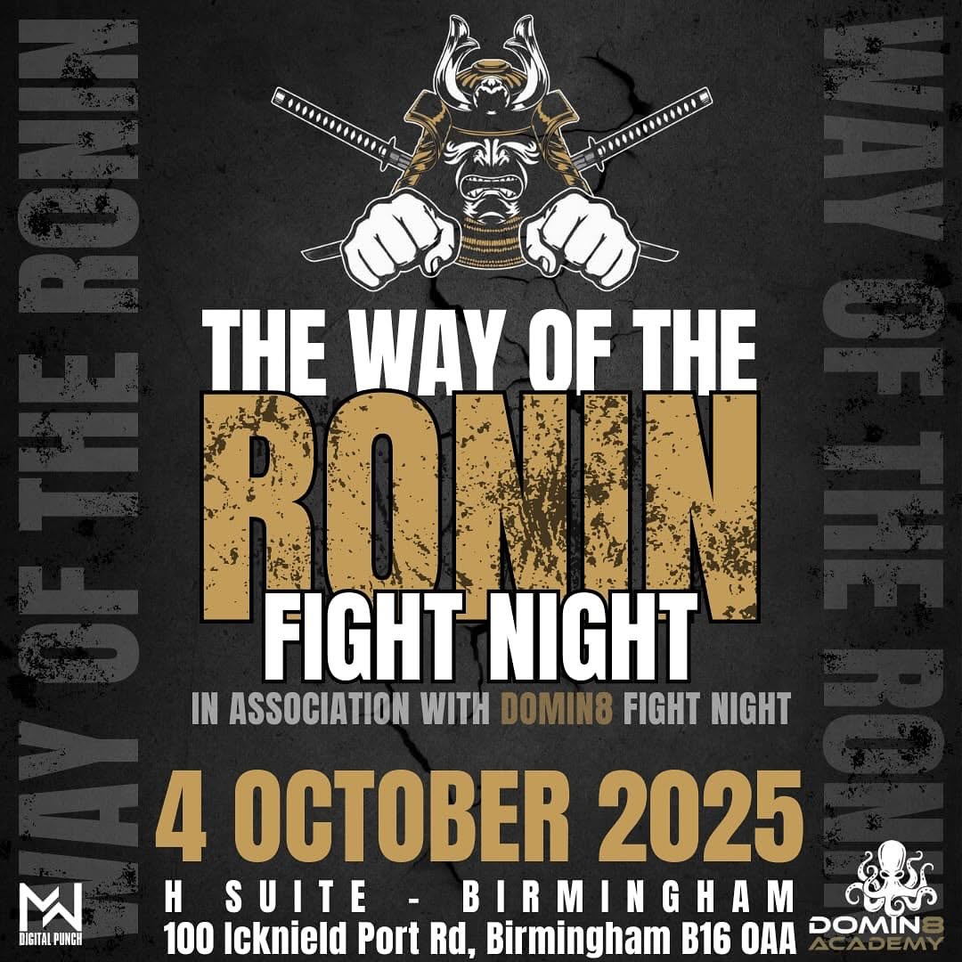 The Way Of The Ronin Fight Night 1 poster