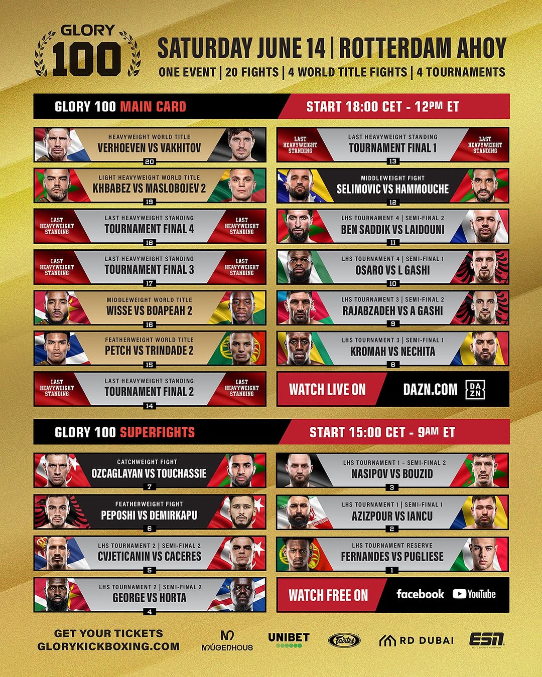 Glory 100 poster