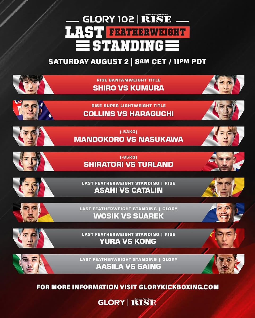 Glory 102 poster