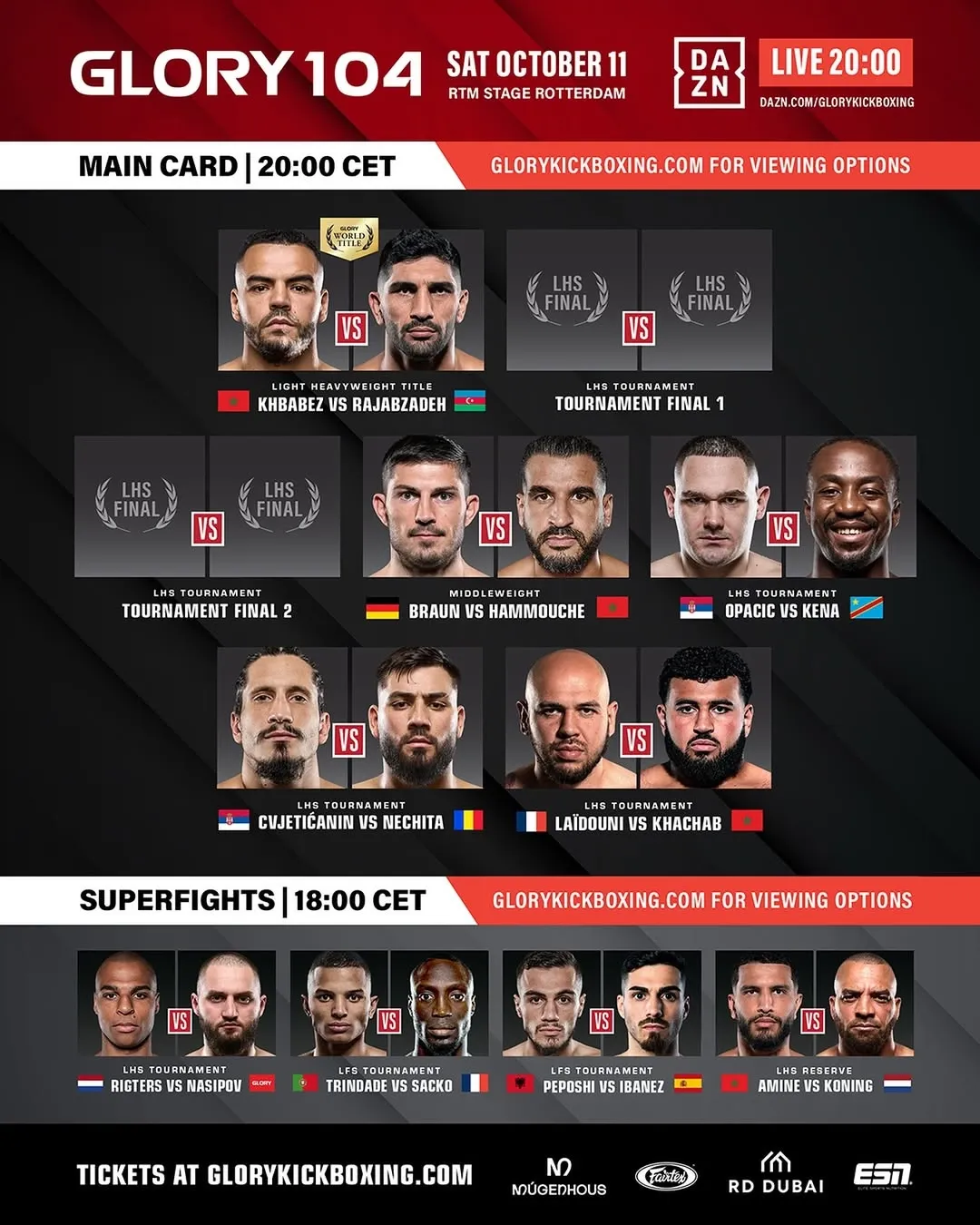 Glory 104 poster