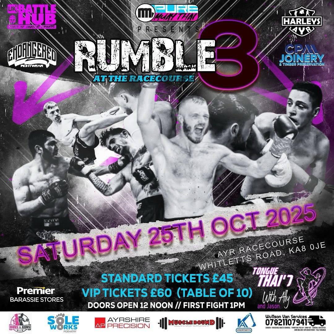 Rumble At The Racecourse 3 poster
