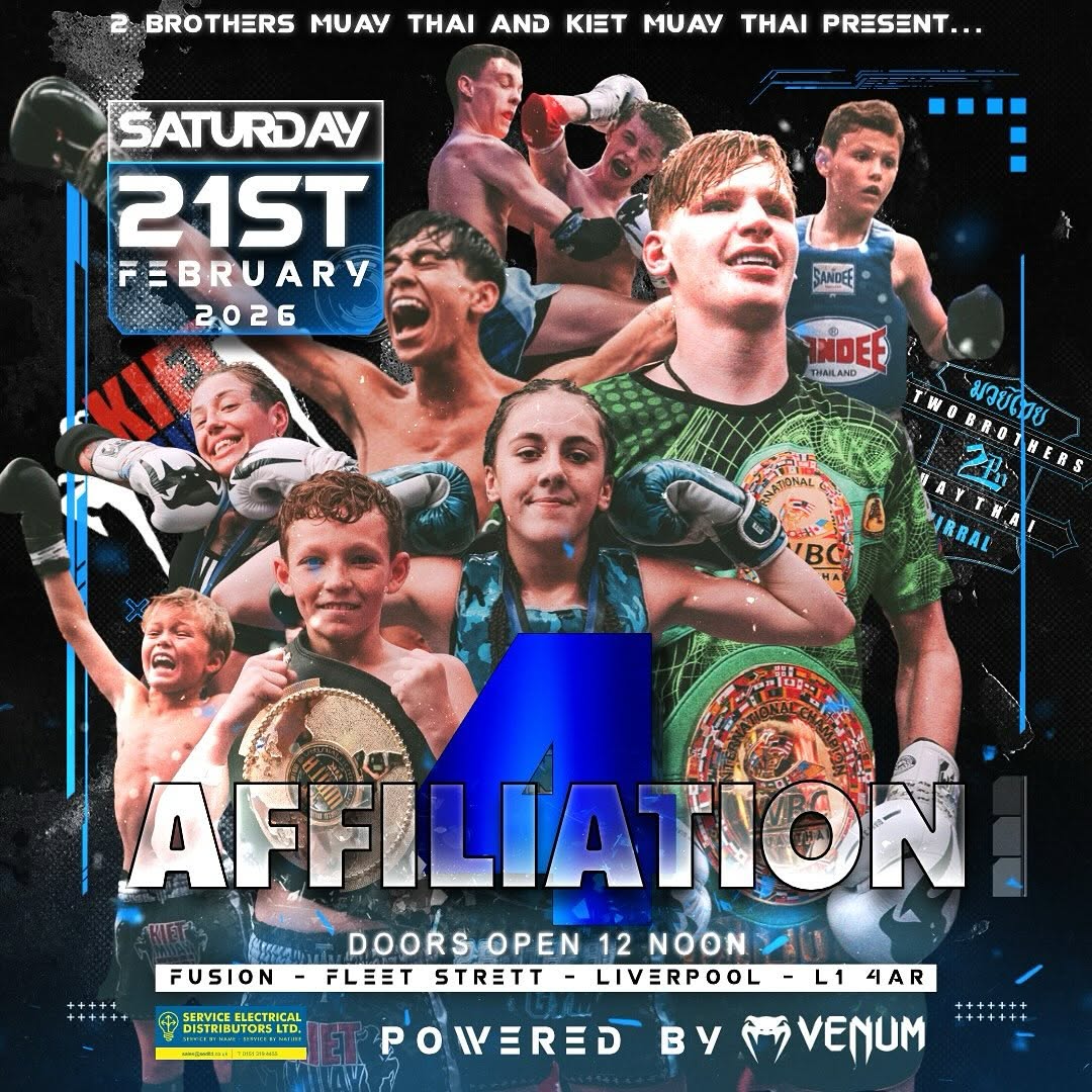 Affiliation Muay Thai 4 poster
