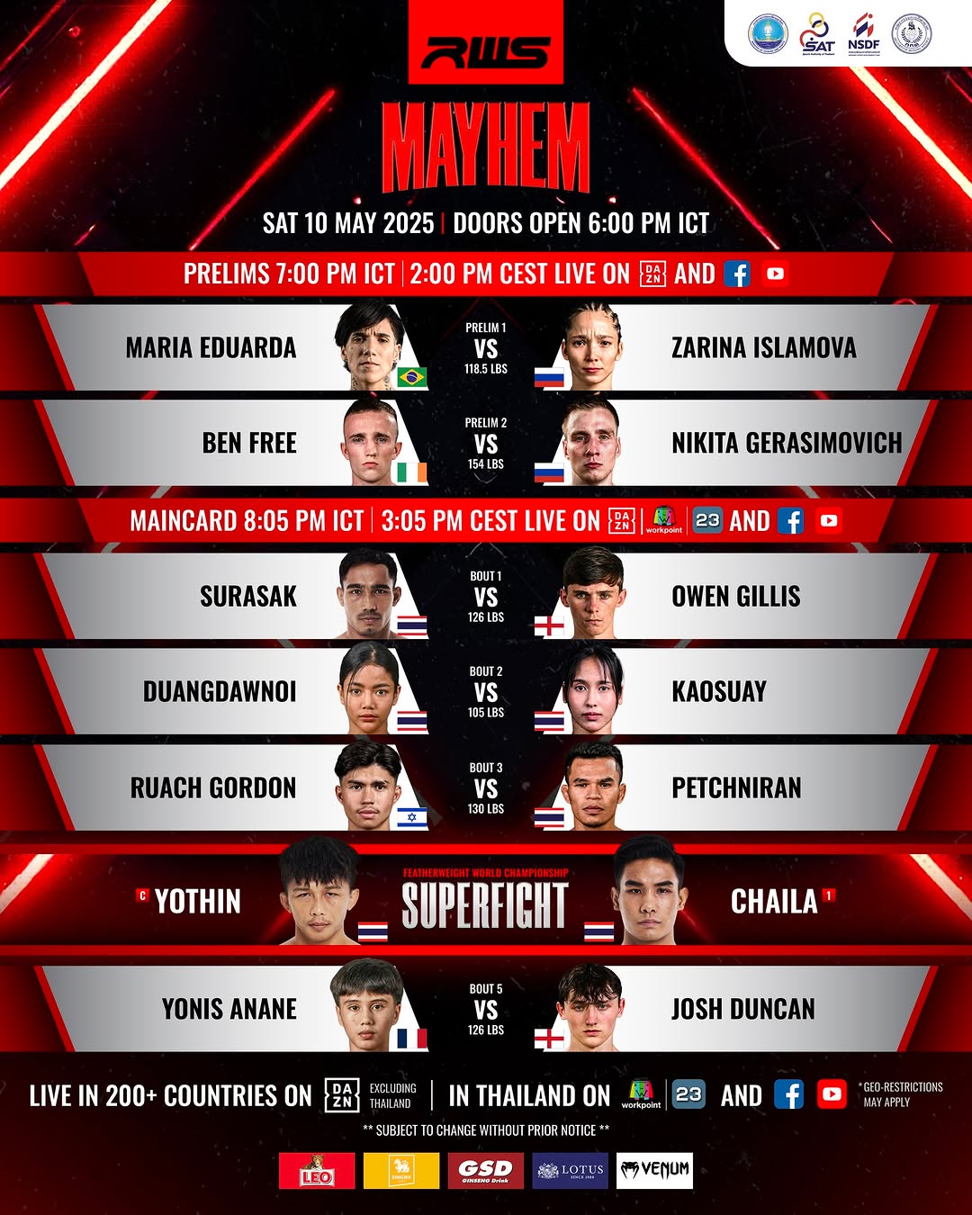 Rajadamnern World Series 141 poster