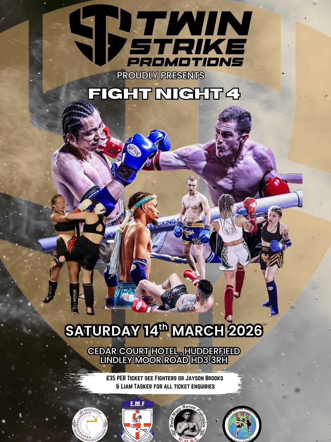 Twin Strike Fight Night 4 poster