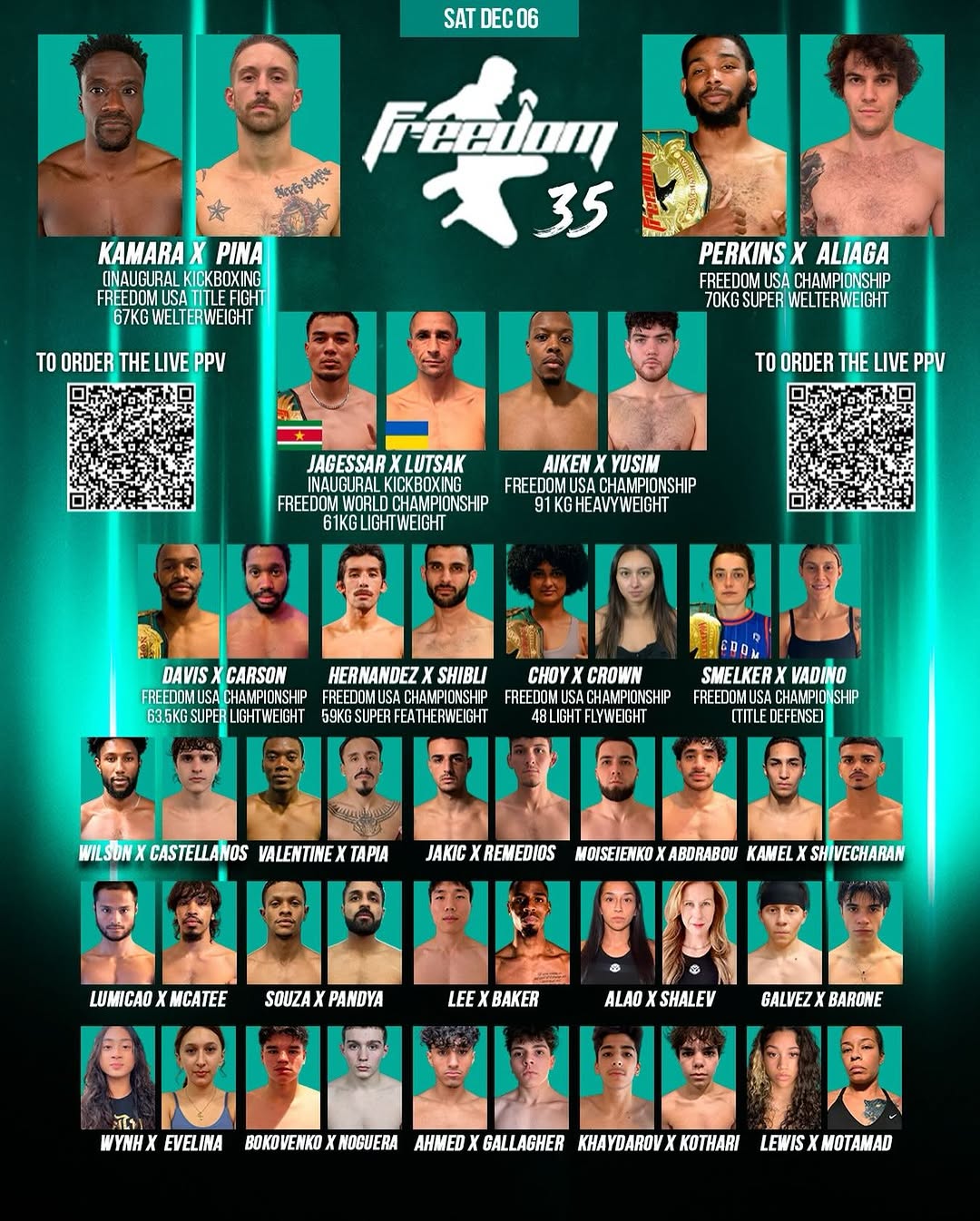 Freedom Fighter Promotions 35 poster