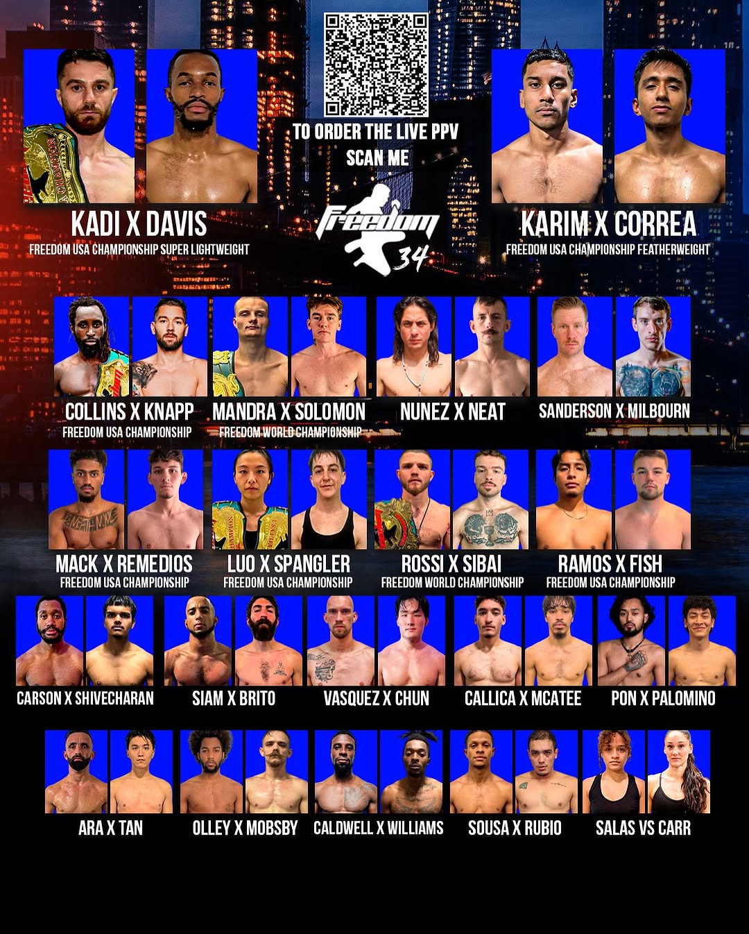 Freedom Fighter Promotions 34 poster