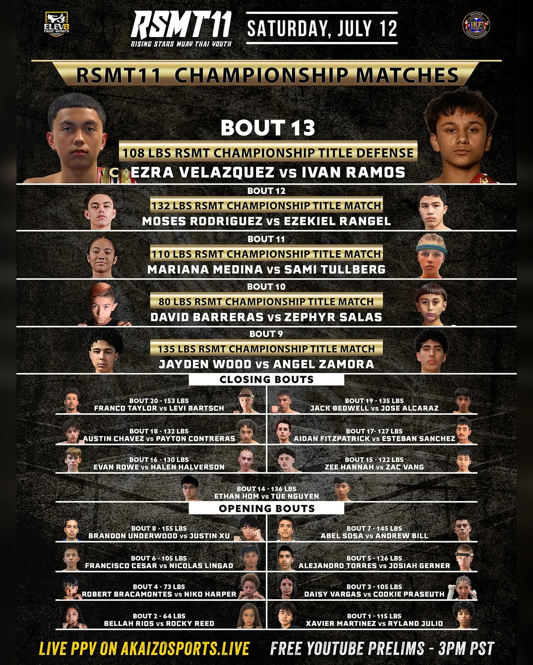 Rising Star Muay Thai Series 11 poster