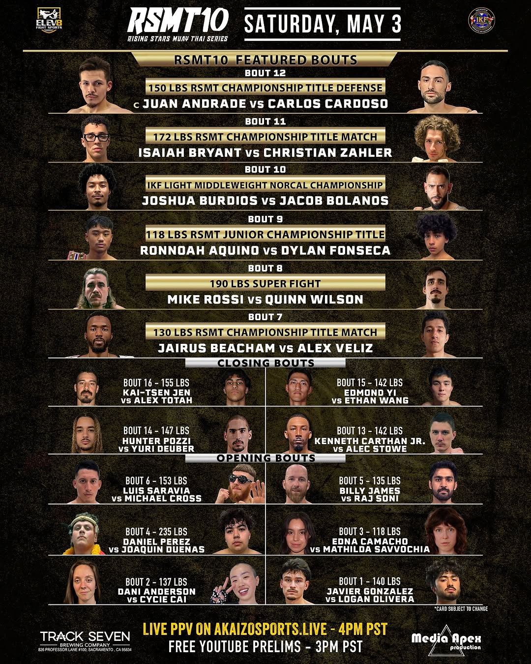 Rising Star Muay Thai Series 10 poster