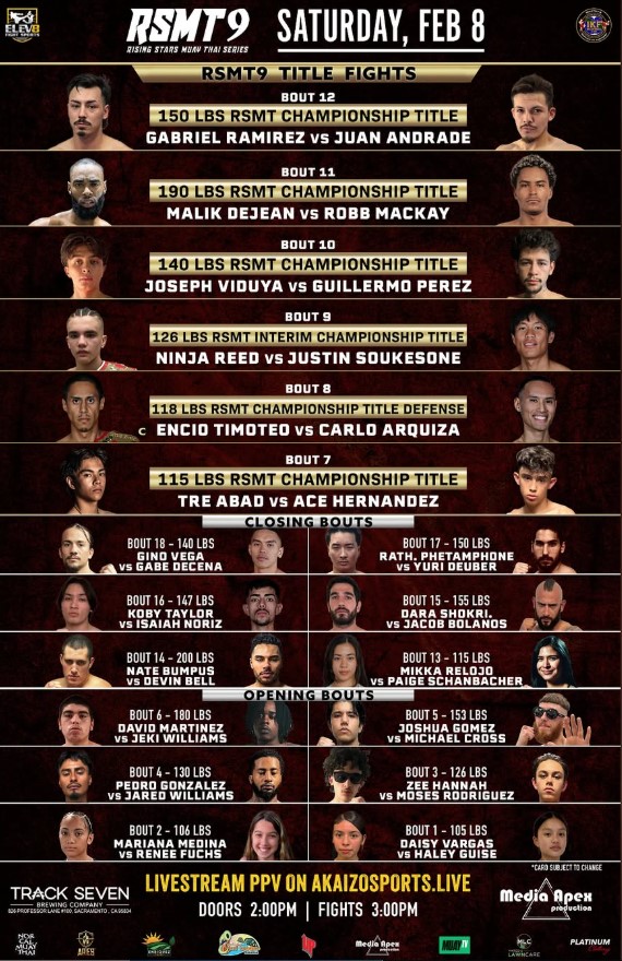 Rising Star Muay Thai Series 9 poster