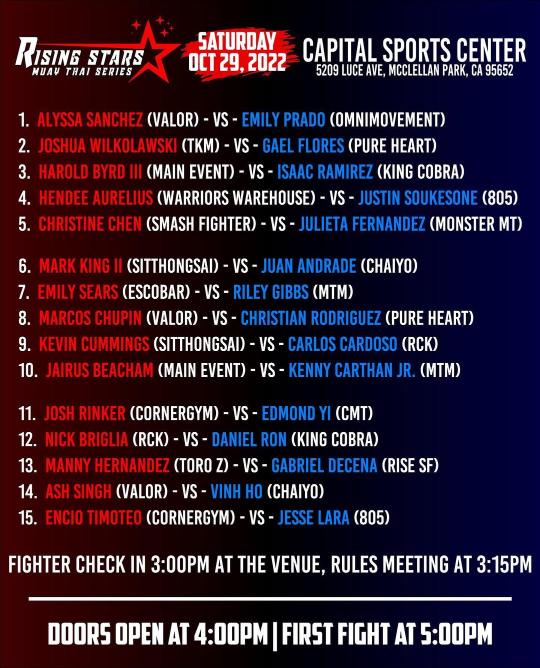 Rising Star Muay Thai Series 1 poster