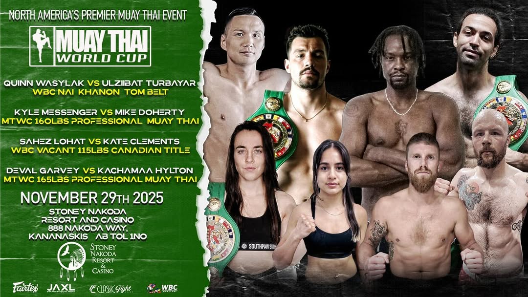 Muay Thai World Cup 13 poster