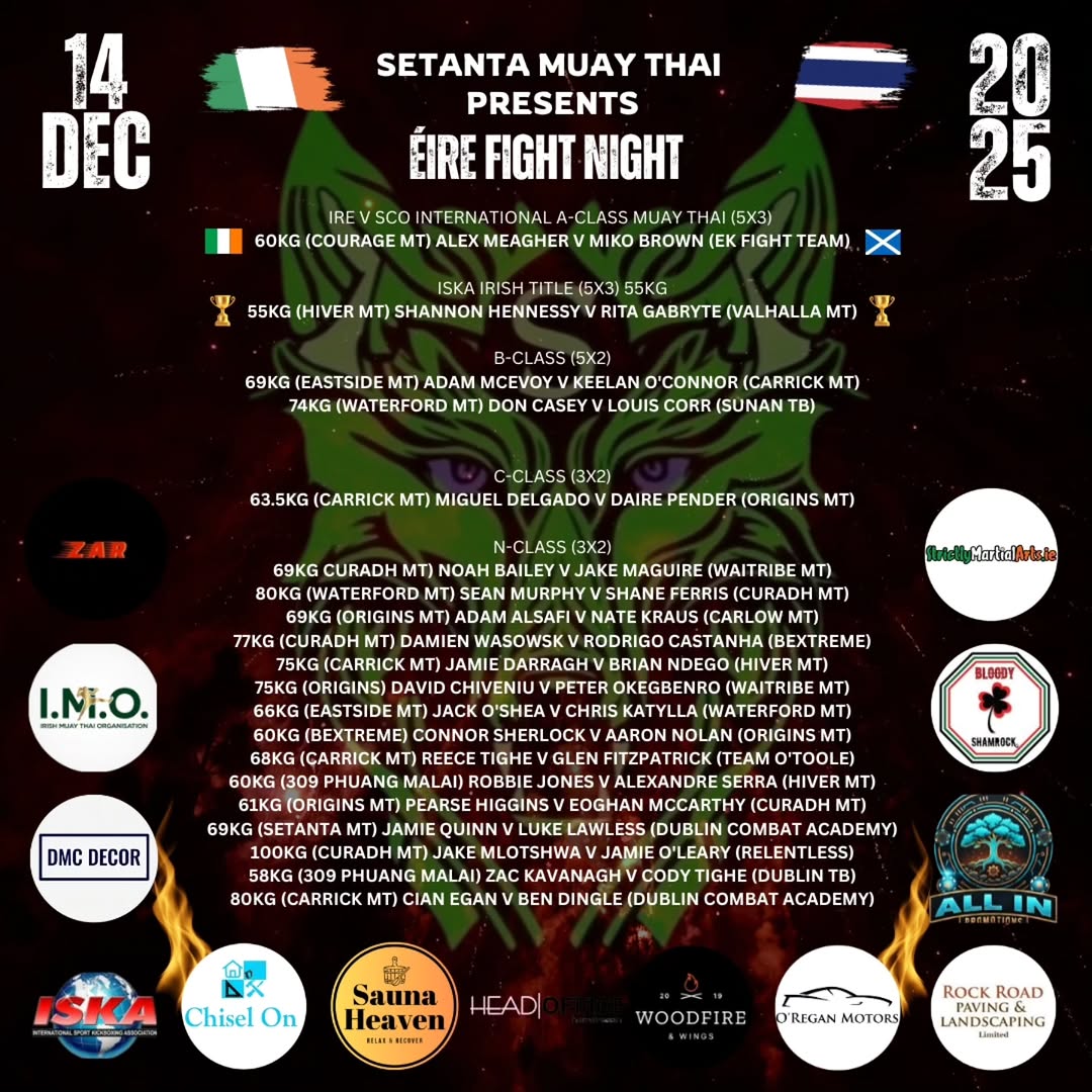 Eire Fight Night 1 poster