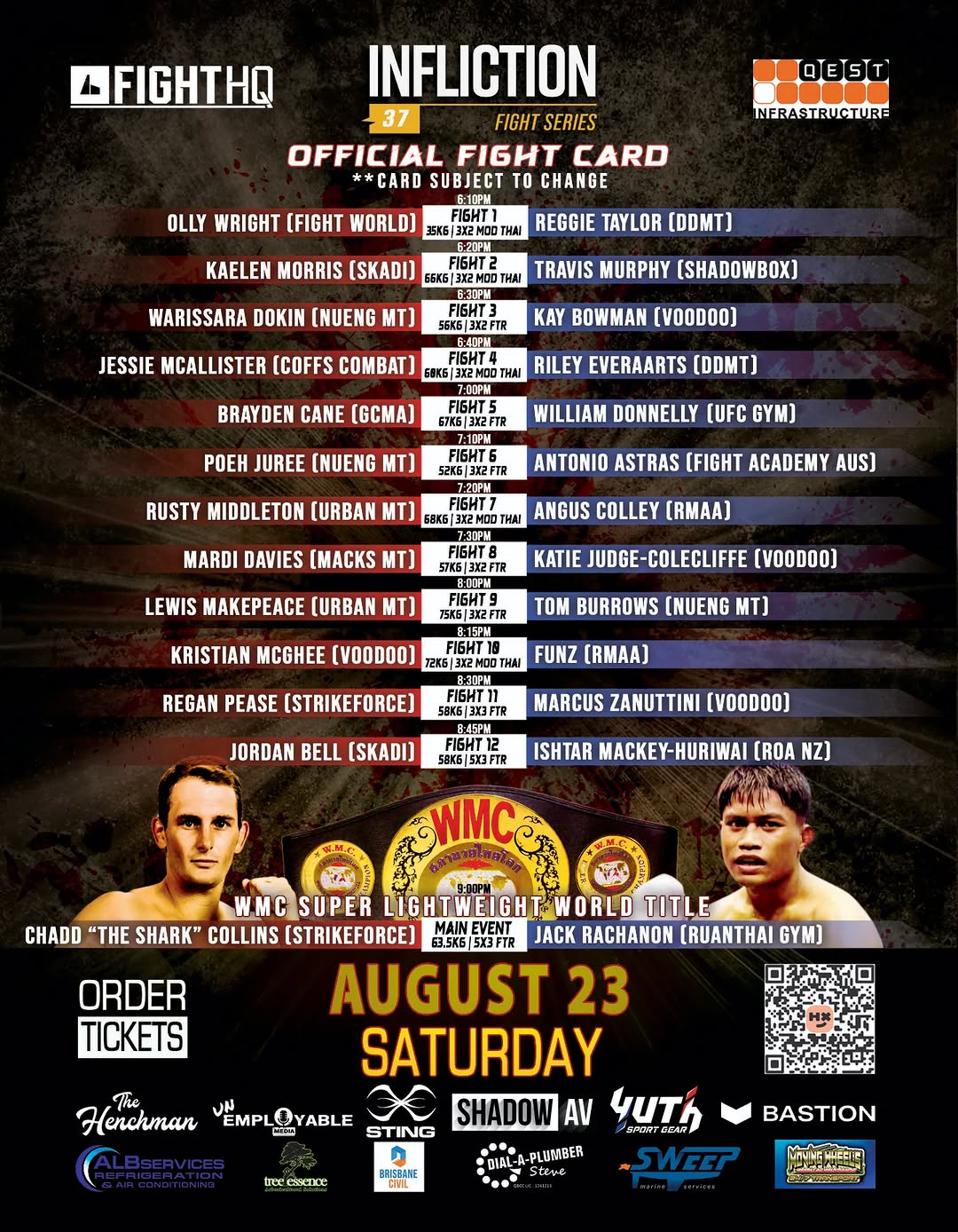 Infliction Fight Series 37 poster