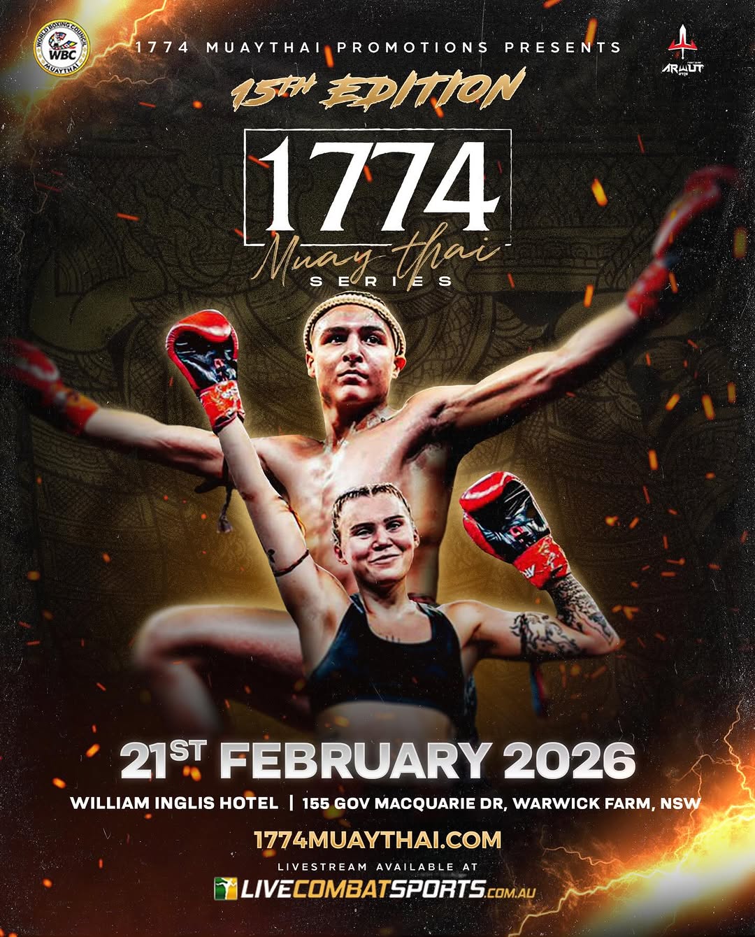 1774 Muay Thai Series - 15th Edition poster