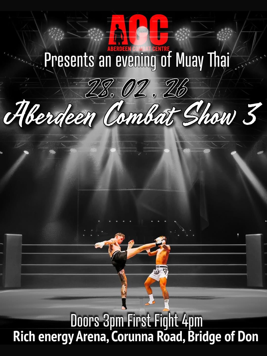 Aberdeen Combat Show 3 poster