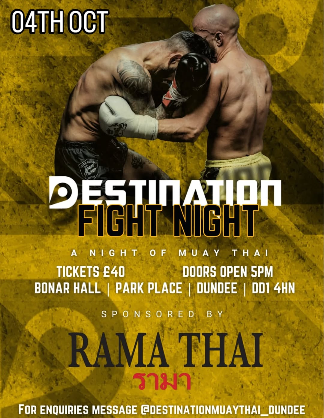 Destination Fight Night 1 poster
