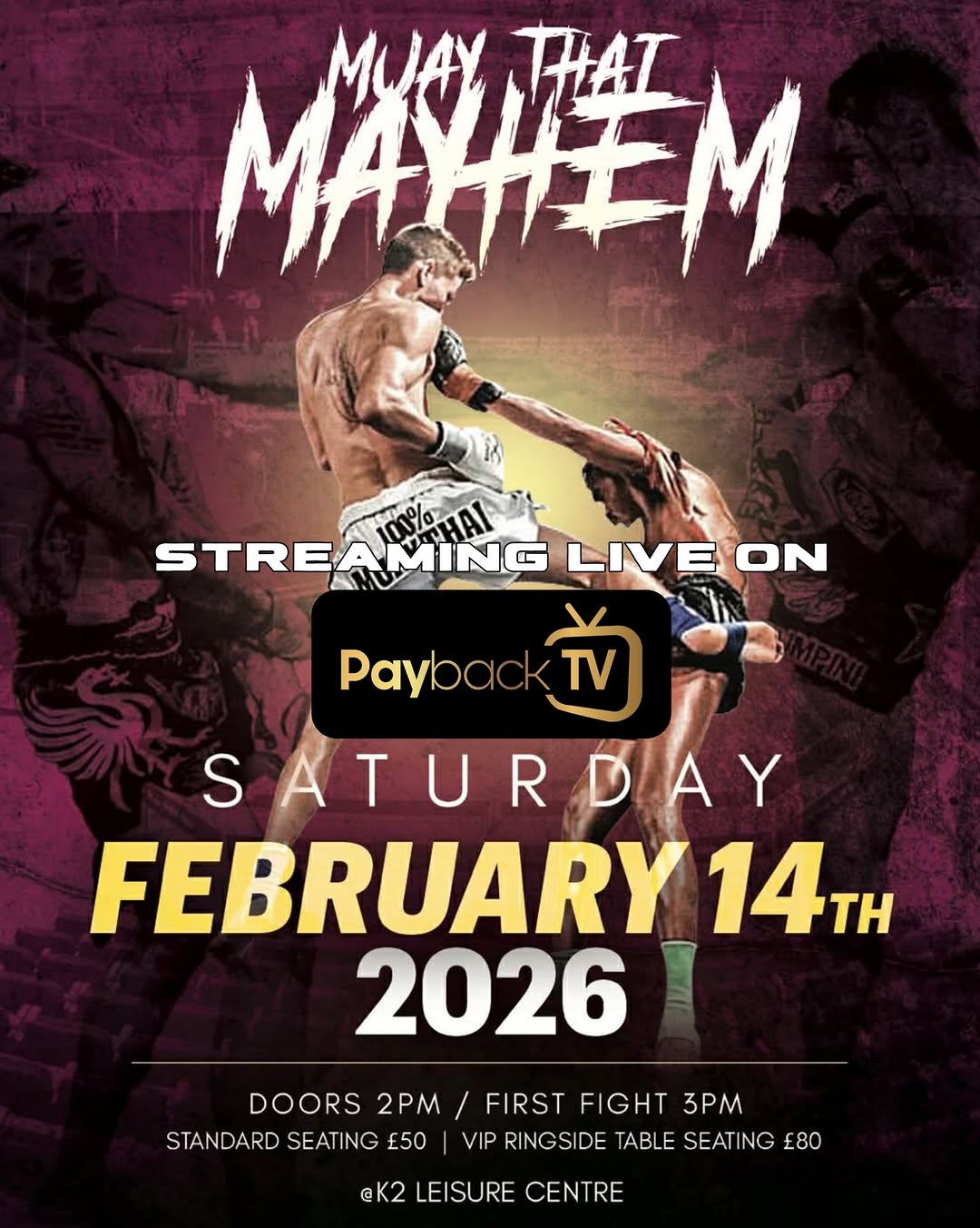 Muay Thai Mayhem (14.02.2026) poster
