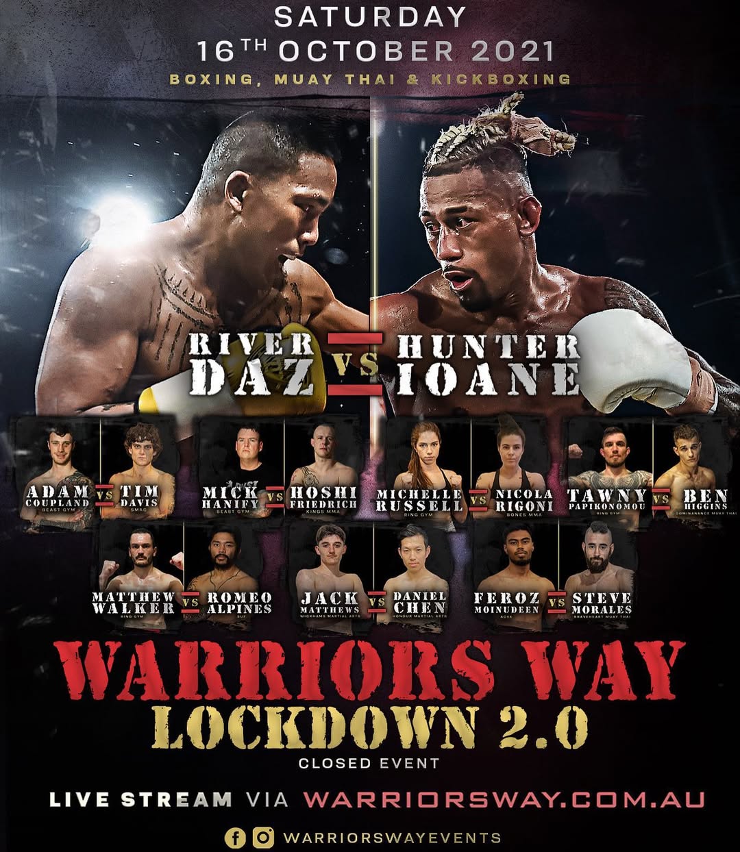 Warriors Way Lockdown 2.0 poster