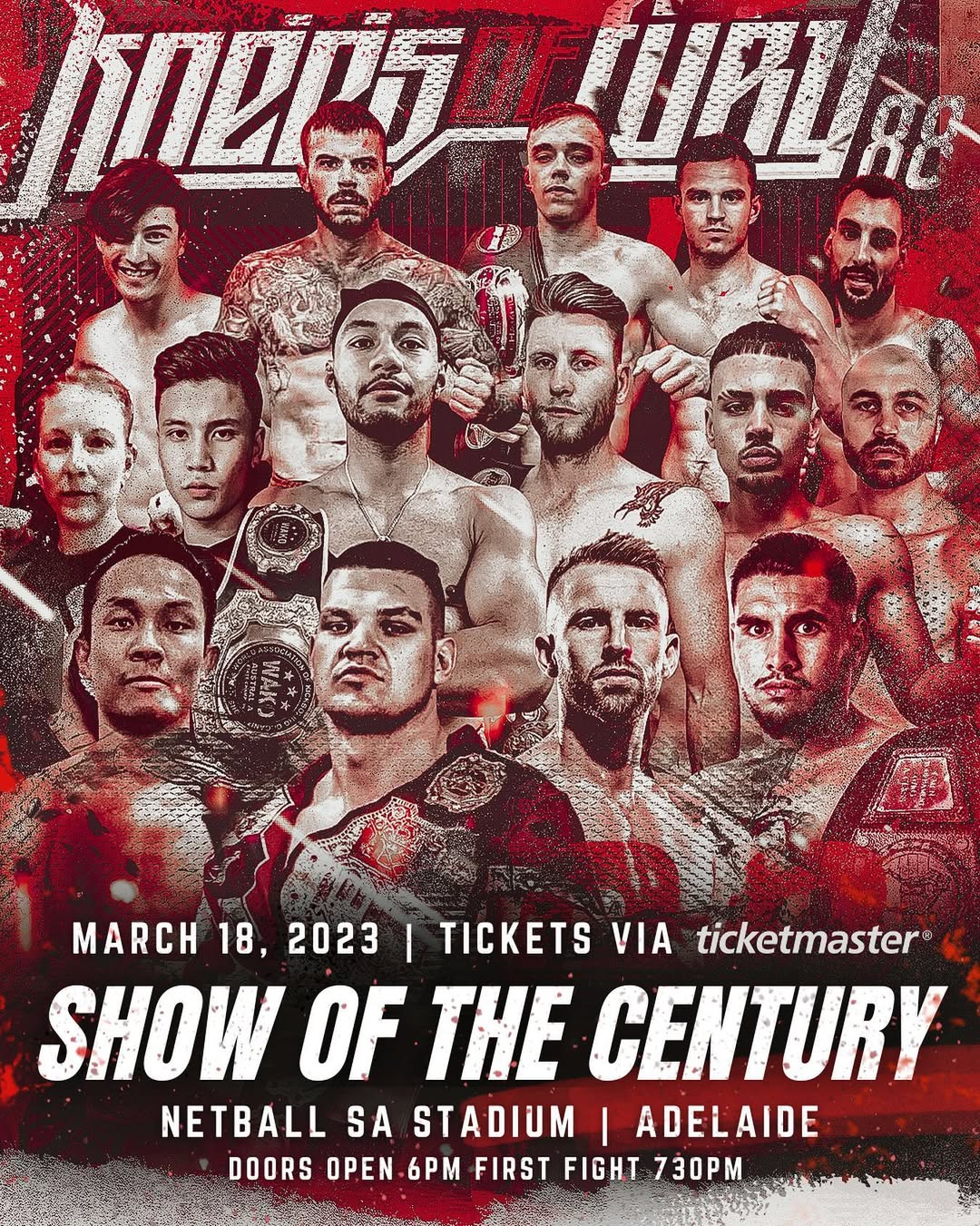 Knees of Fury 88 poster