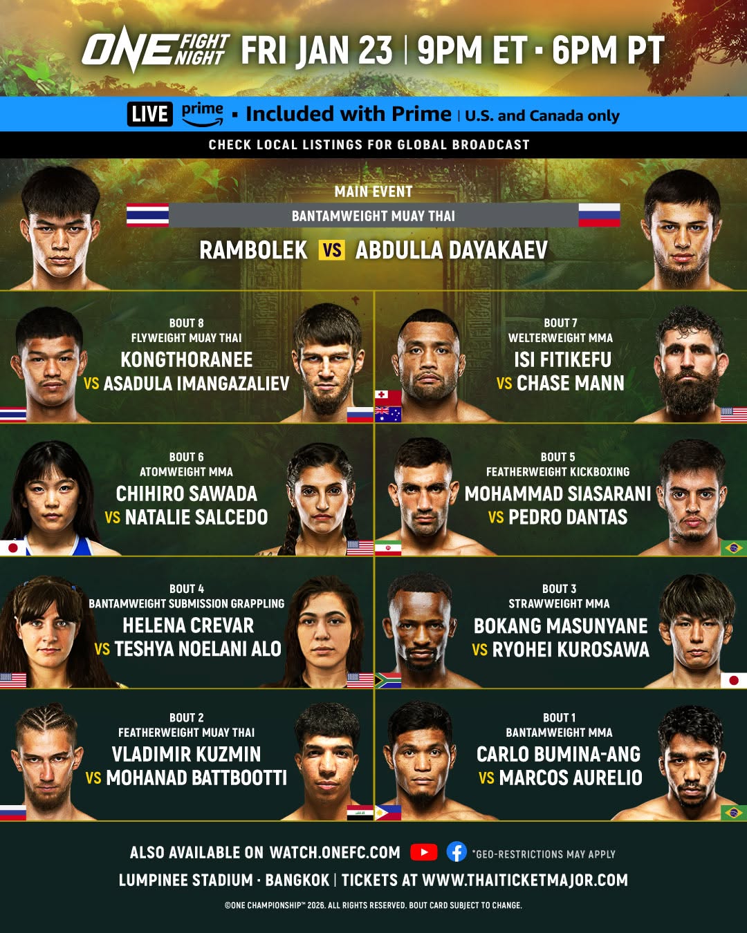 ONE Fight Night 39 poster