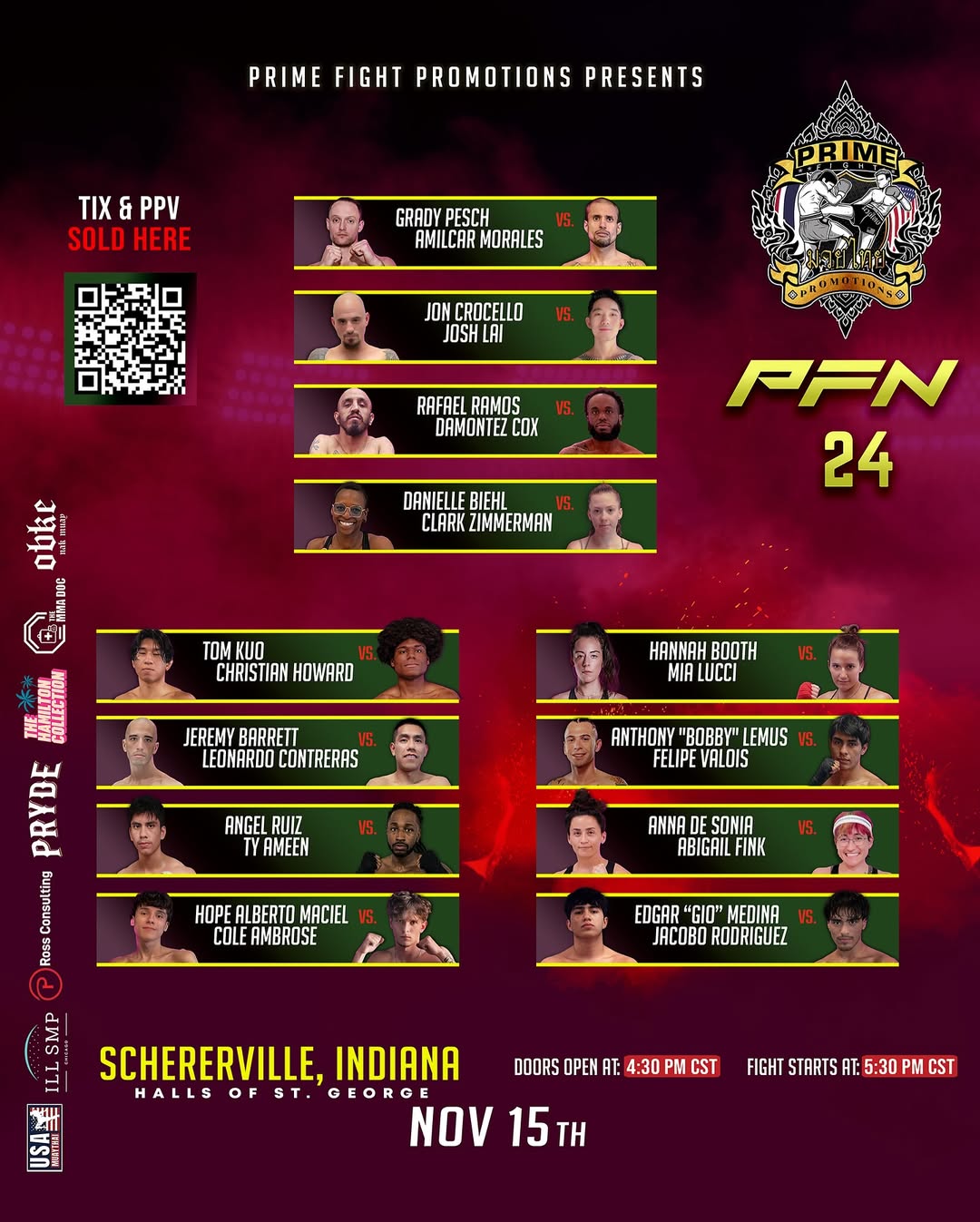 Prime Fight Night 24 poster