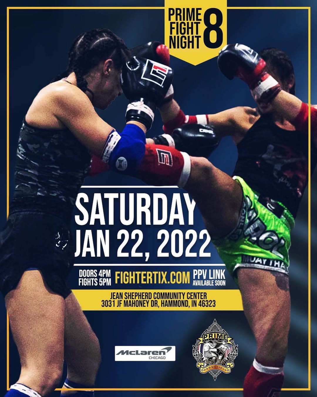 Prime Fight Night 8 poster