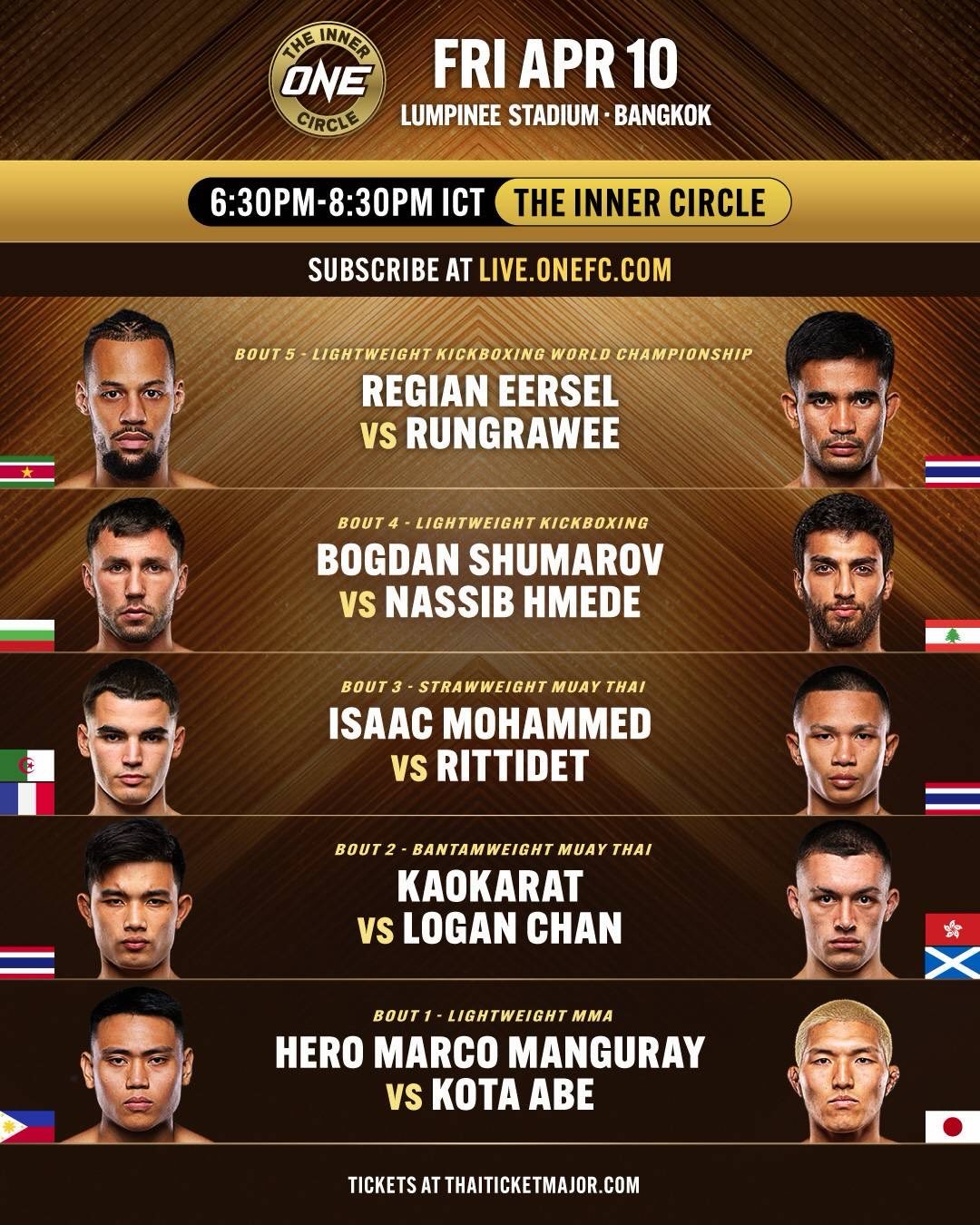ONE Friday Fights 150 poster