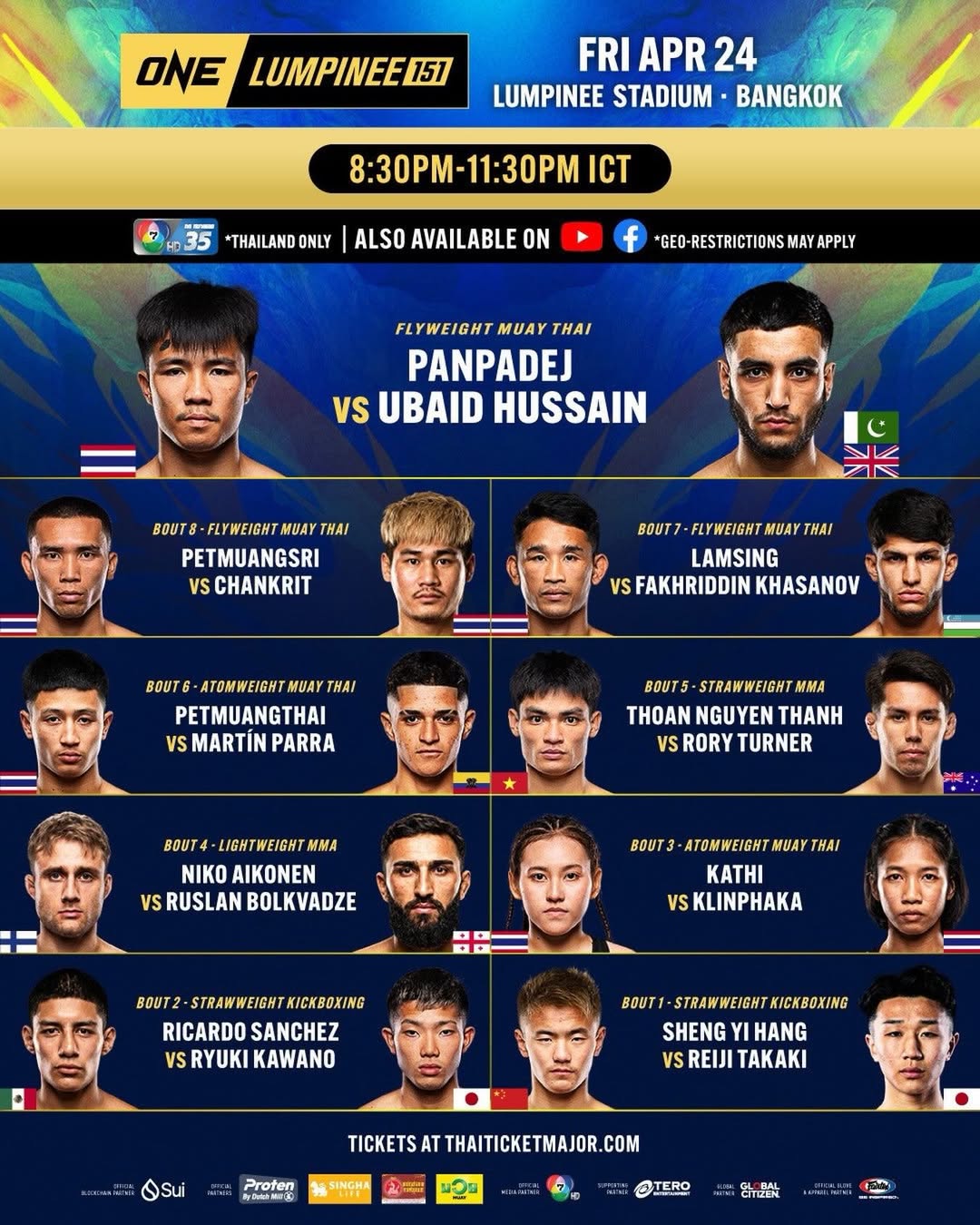 ONE Friday Fights 151 poster