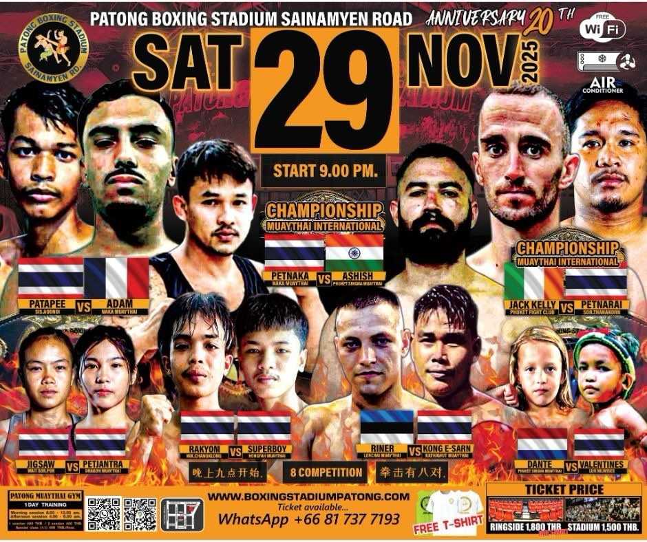 Patong Boxing Stadium (29.11.2025) poster