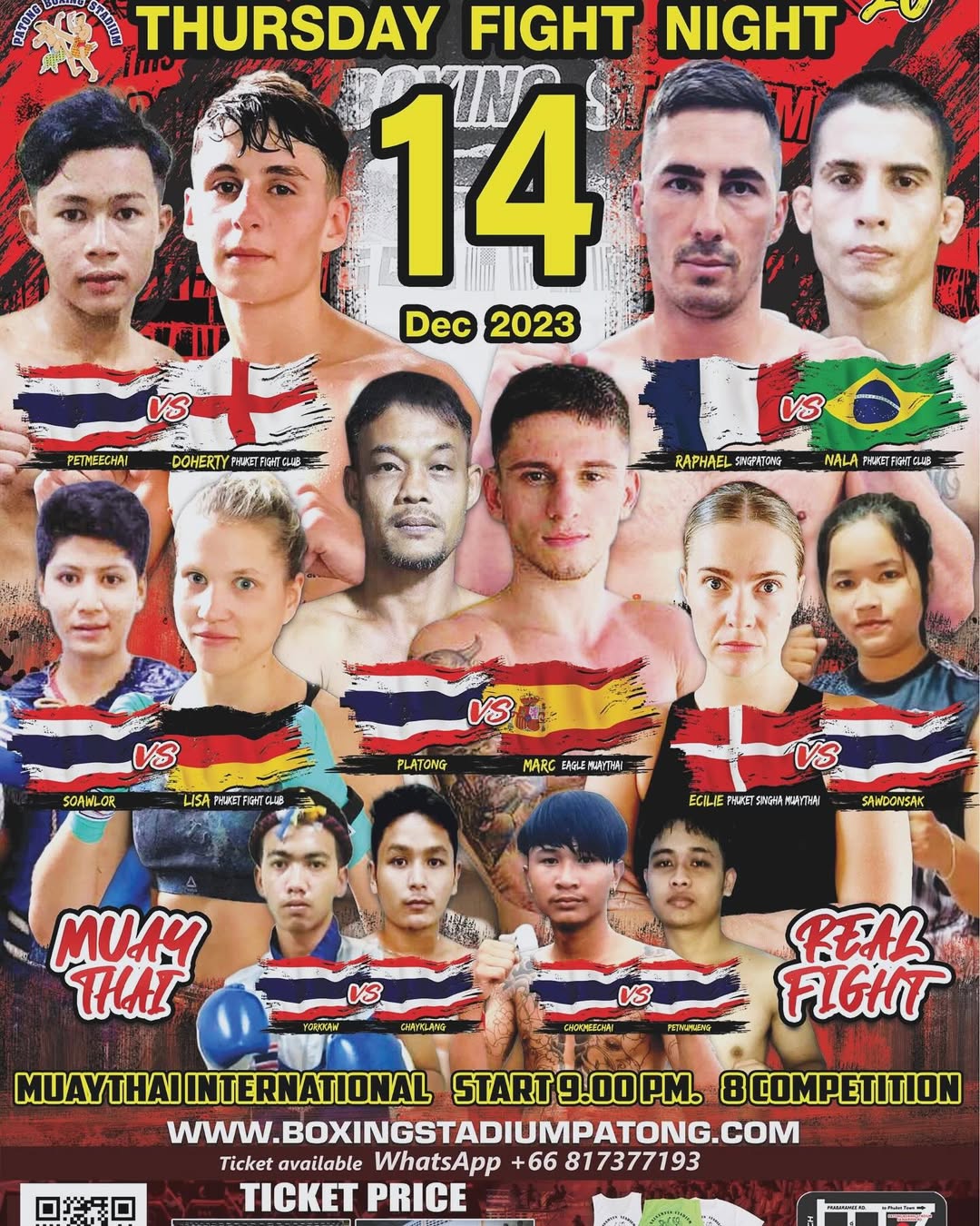 Patong Boxing Stadium (14.12.2023) poster