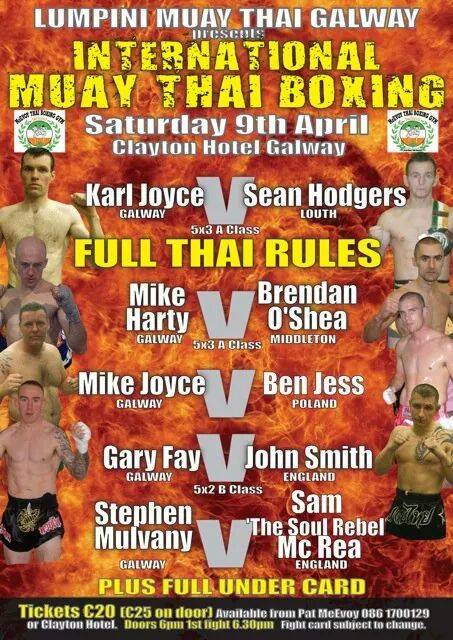 International Muay Thai poster