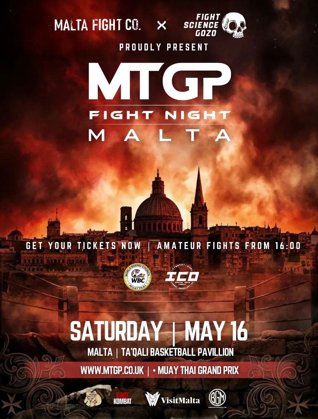 MTGP Fight Night - Malta poster