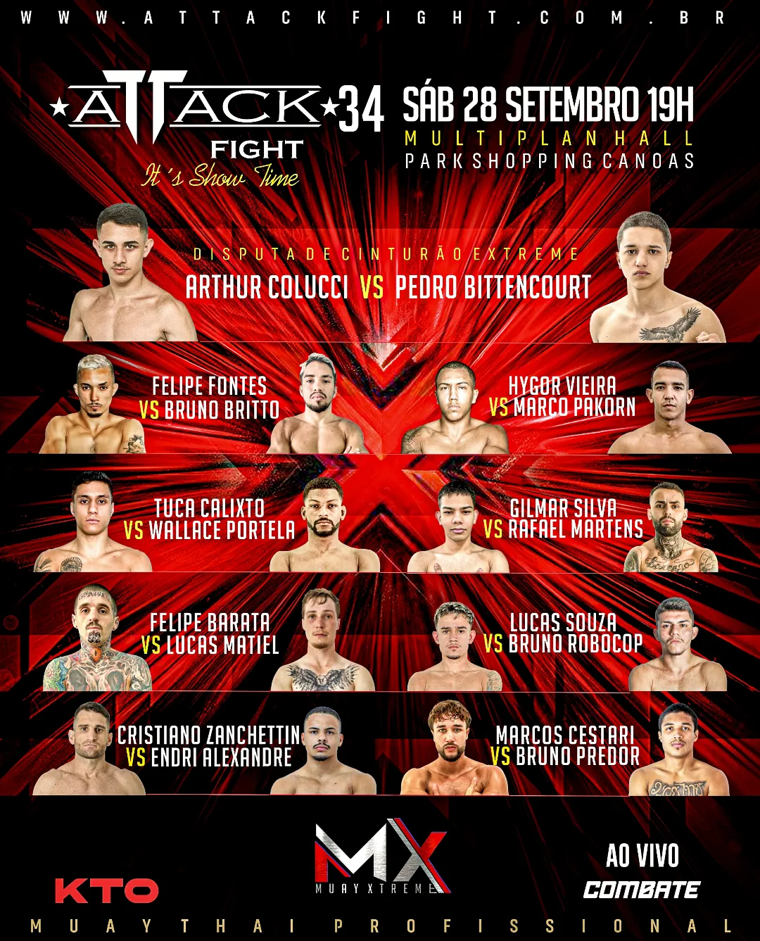 Attack Fight 34 poster