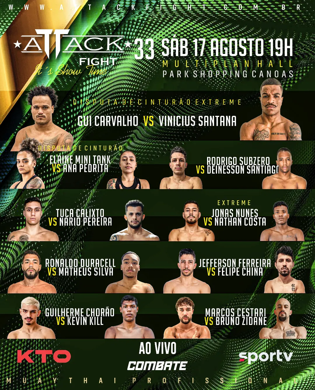 Attack Fight 33 poster