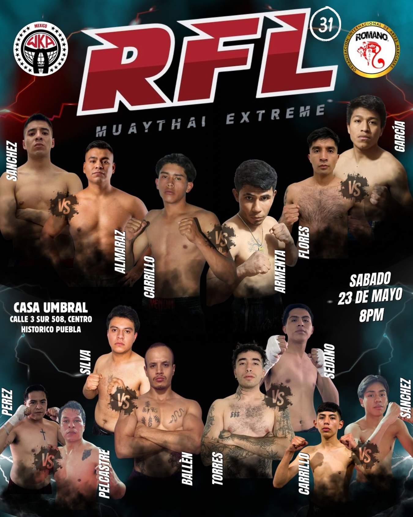 RFL Muay Thai Extreme 31 poster