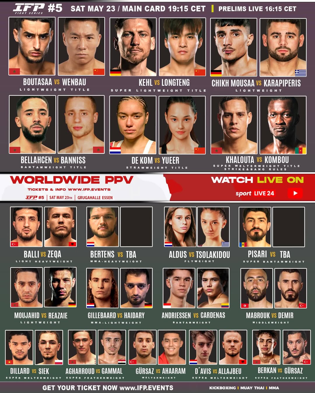 IFP Fight Series 5 poster