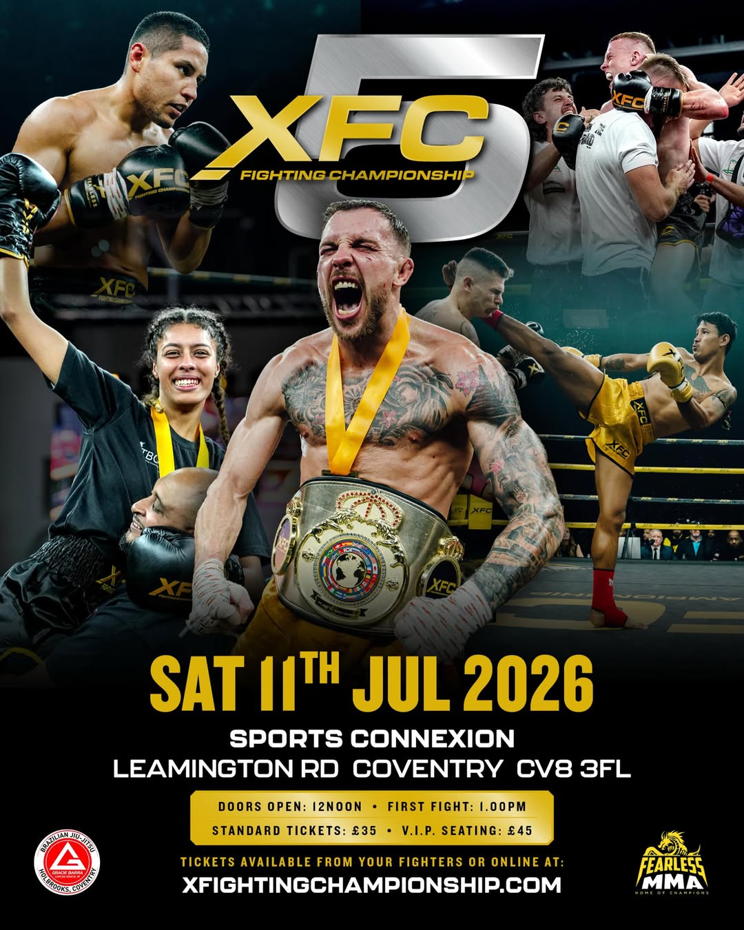 X Fighting Championship 5 poster