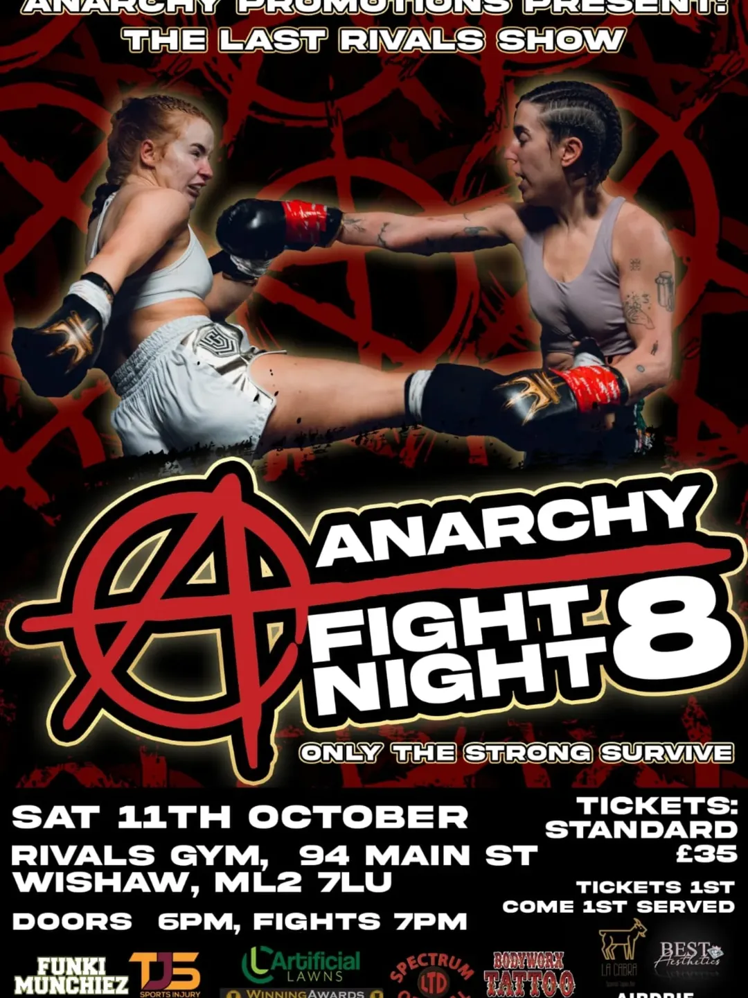 Anarchy Fight Night 8 poster