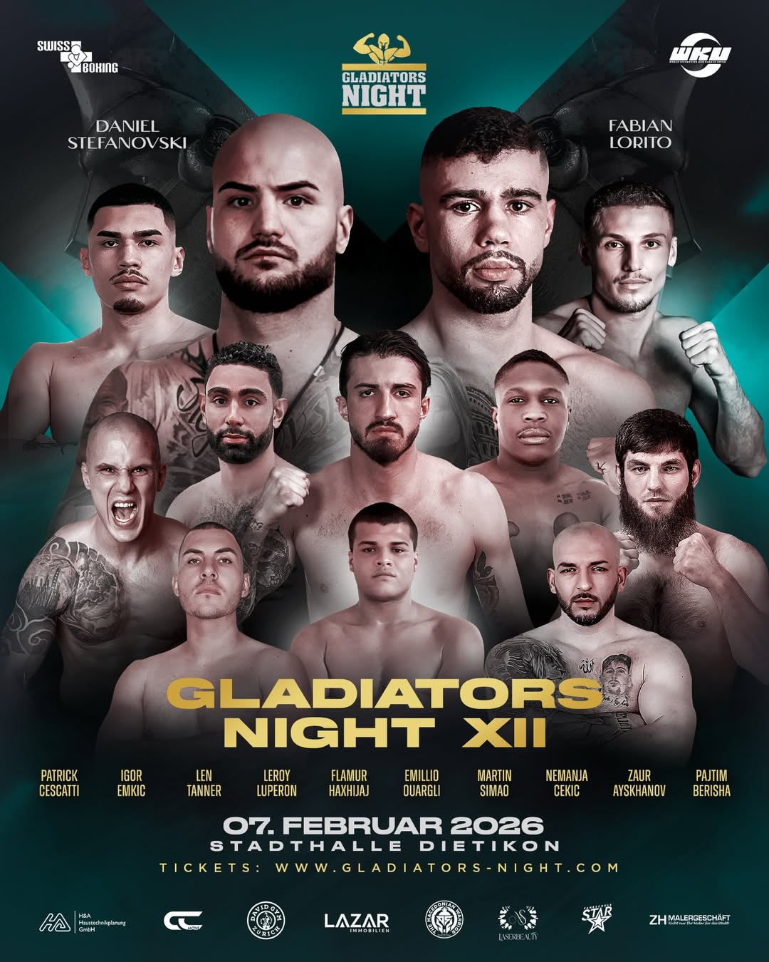 Gladiators Night 12 poster