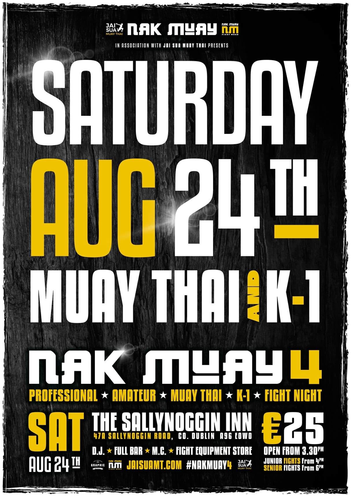 Nak Muay Fight Night 4 poster