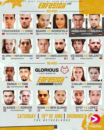 Enfusion Live 109 & Enfusion Talents 92 poster