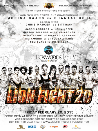 Lion Fight 20 poster