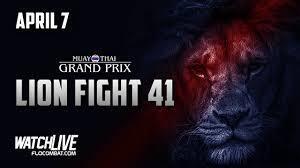 MTGP Presents Lion Fight 41 poster