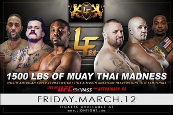 Lion Fight 64 poster