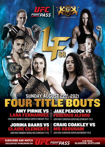 Lion Fight 68 poster