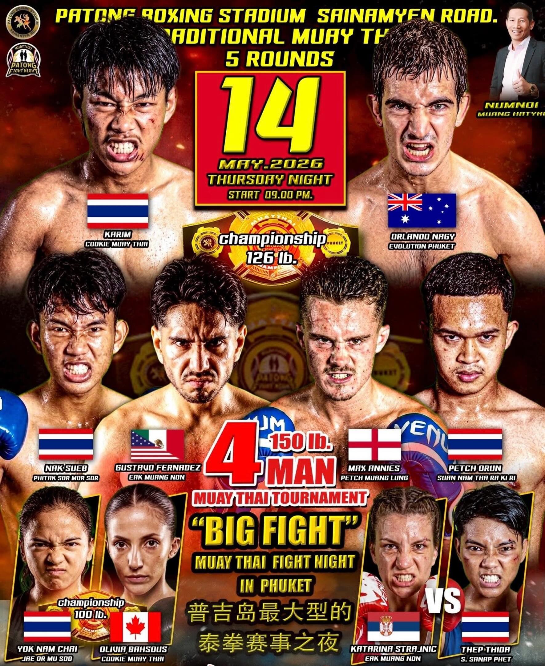 Patong Fight Night (14.05.2026) poster