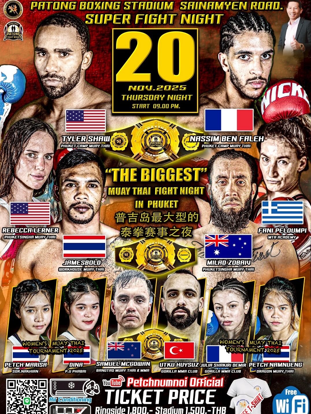 Patong Fight Night (20.11.2025) poster